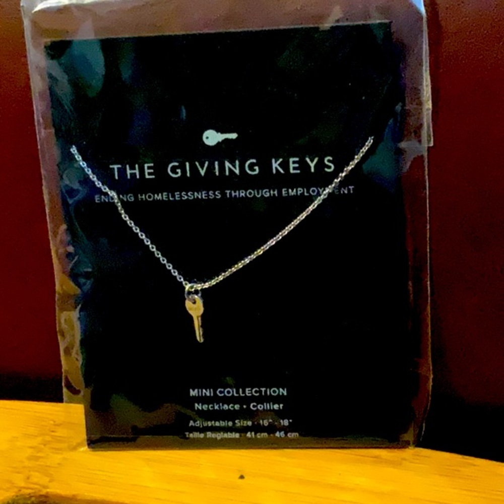 The Giving Keys Mini Key Necklace